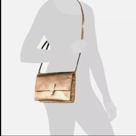 💝Patricia Nash Set- Locri Crossbody & Cassis Wallet in Vintage Antique Metallic - Picture 12 of 15